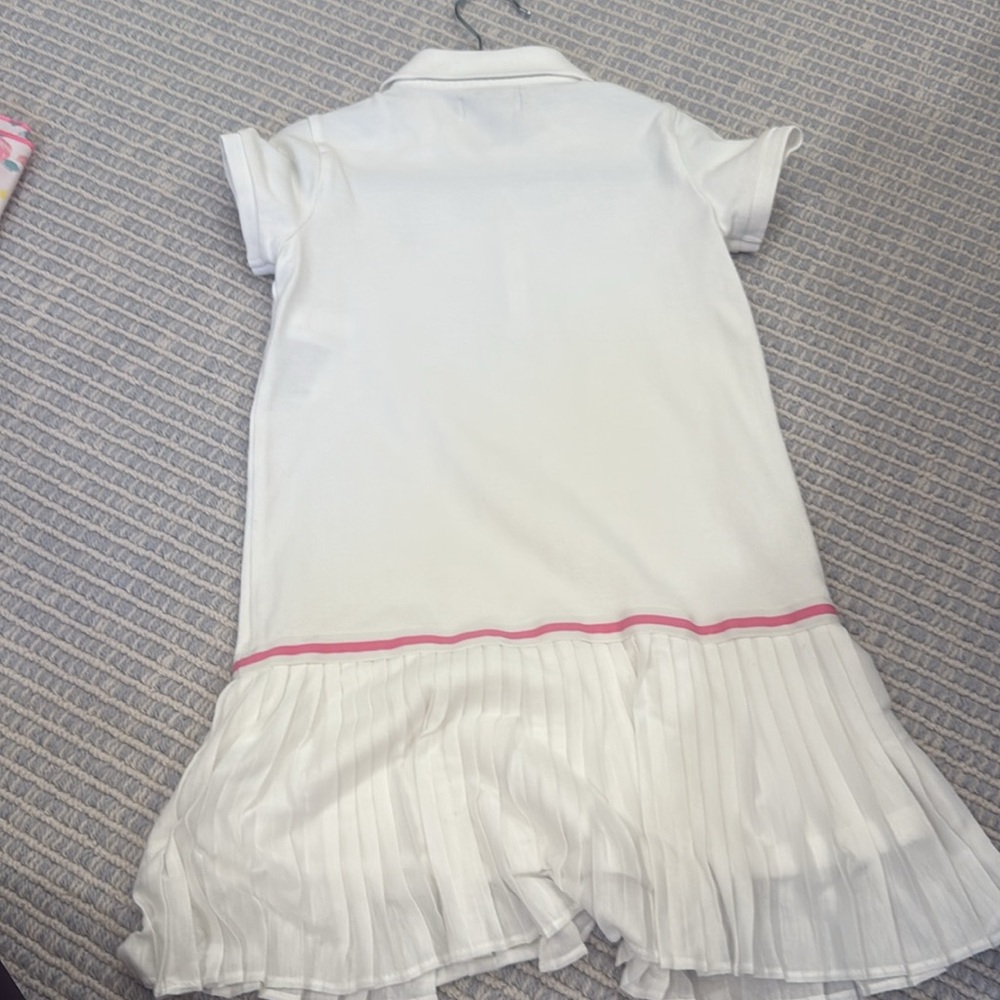 Ralph Lauren White and Pink Casual Polo Dress - Picture 4 of 4